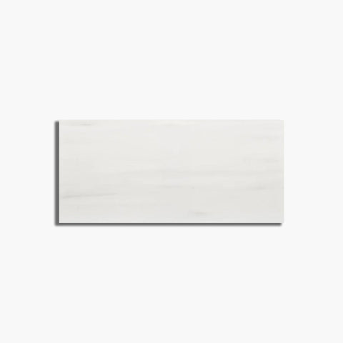 6 X 12 Bianco Dolomite Honed Marble Field Tile