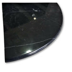 Black Marquina Marble Shower Corner Shelf - Polished-Accessories-American Tile Depot