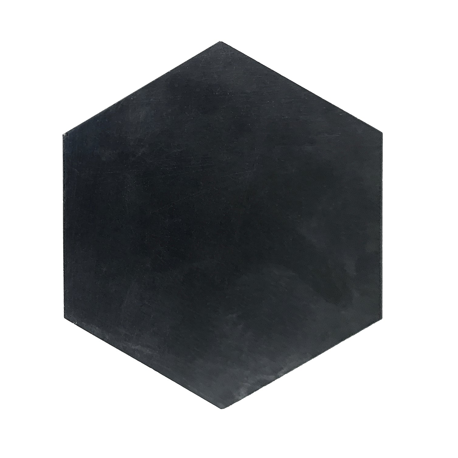 Black Marquina Marble Honed 6" Hexagon Tile-Marble Tile-American Tile Depot