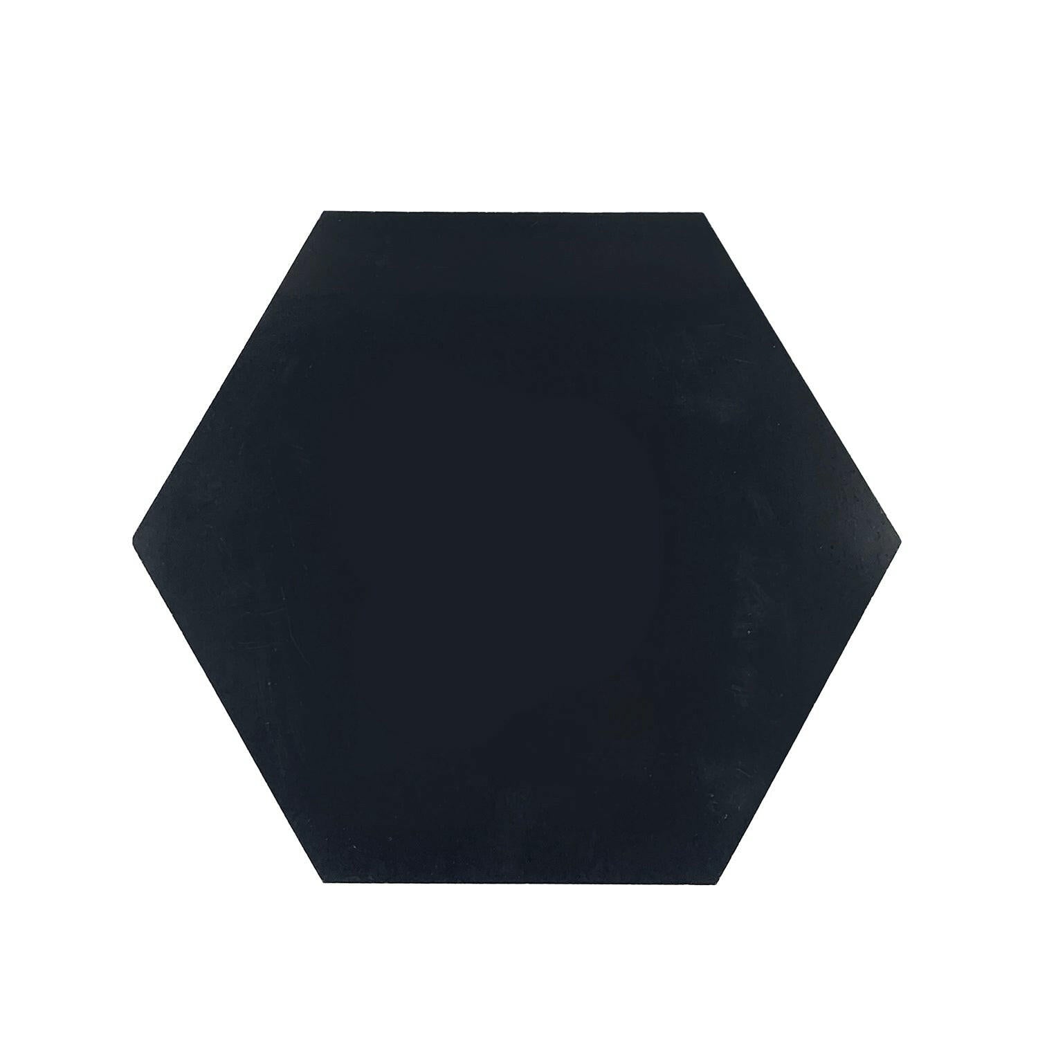 Black Marquina Marble Polished 6" Hexagon Tile