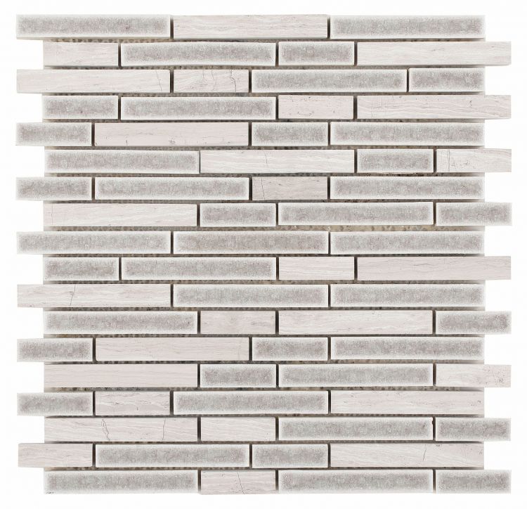 Garnet Linear Bride Mosaic Wall Tile-Mixed Mosaic-American Tile Depot