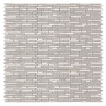 Garnet Linear Bride Mosaic Wall Tile-Mixed Mosaic-American Tile Depot