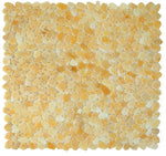 Brook Honey Onyx Pebble Marble Mosaic Tile-Marble Mosaic-American Tile Depot