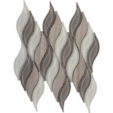 Byzance Grey Wave Mosaic Wall Tile