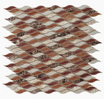 Byzance Princess Wave Mosaic Wall Tile-Mixed Mosaic-American Tile Depot