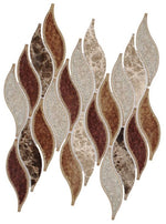 Byzance Princess Wave Mosaic Wall Tile-Mixed Mosaic-American Tile Depot