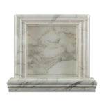 Calacatta Gold Marble Hand-Made Custom Shampoo Niche / Shelf - SMALL - Honed-Accessories-American Tile Depot