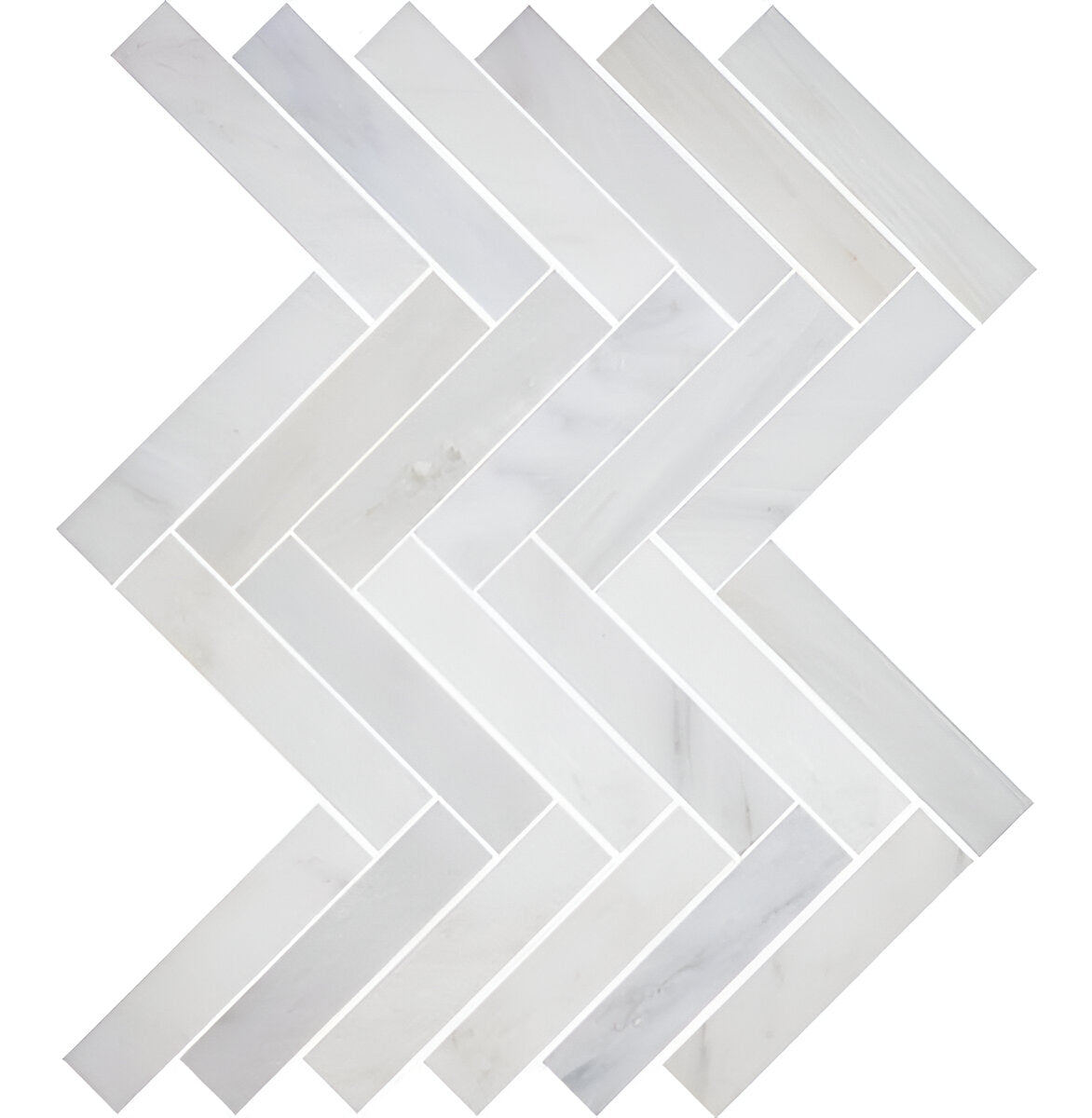 Calacatta Gold Marble Honed 2 X 6 Herringbone Mosaic Tile-Marble Mosaic-American Tile Depot