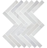 Calacatta Gold Marble Honed 2 X 6 Herringbone Mosaic Tile-Marble Mosaic-American Tile Depot