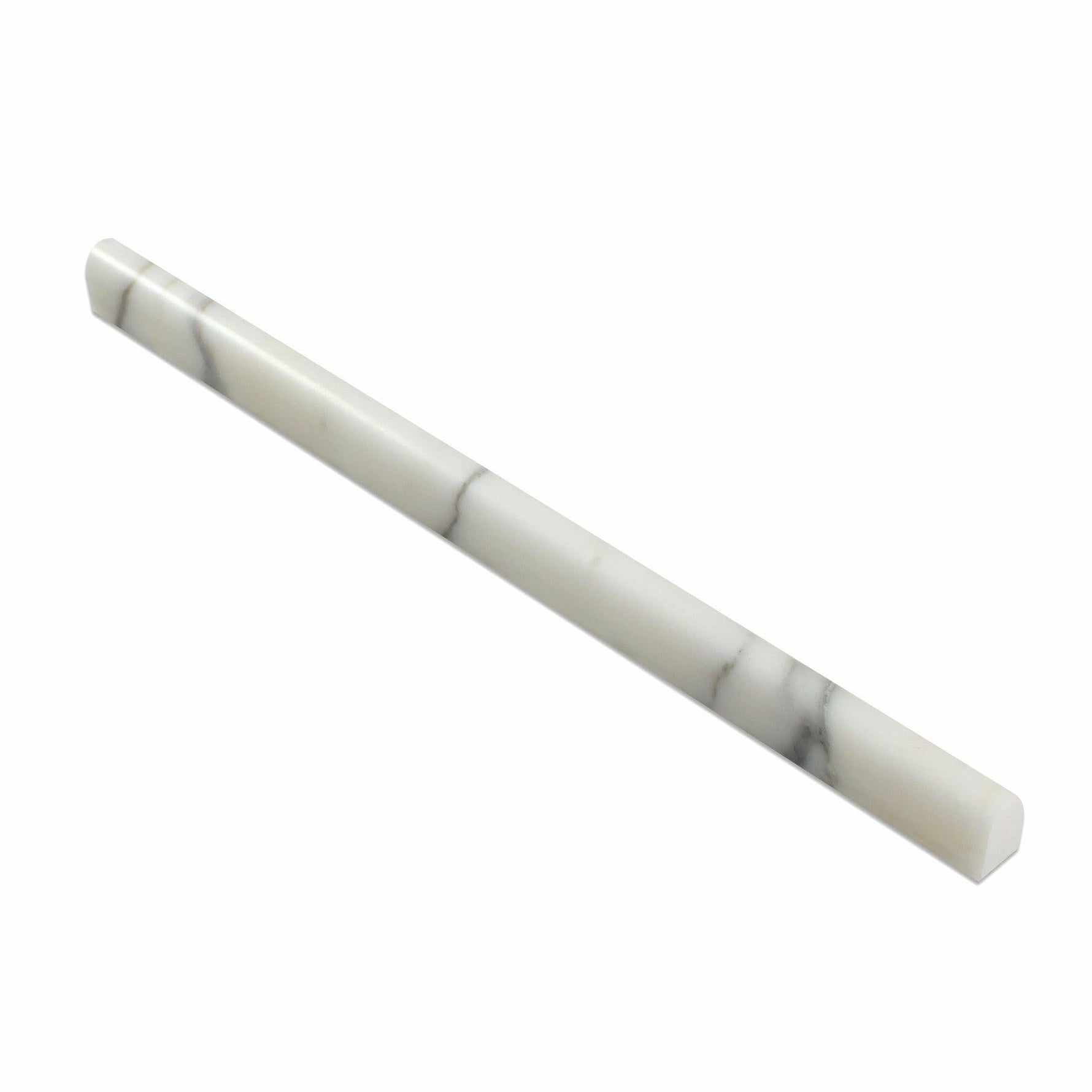 Calacatta Gold Marble Polished 1/2 X 12 Pencil Liner-Marble Molding/Trim-American Tile Depot