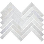 Calacatta Gold Marble Polished 2 X 6 Herringbone Mosaic Tile-Marble Mosaic-American Tile Depot