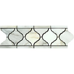 Calacatta Gold Marble Polished Lantern Border-Marble Border-American Tile Depot