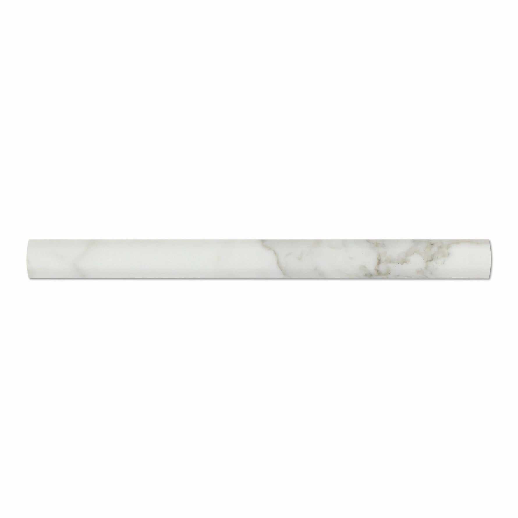 Calacatta Gold Marble Polished Quarter - Round Trim Molding-Marble Molding/Trim-American Tile Depot