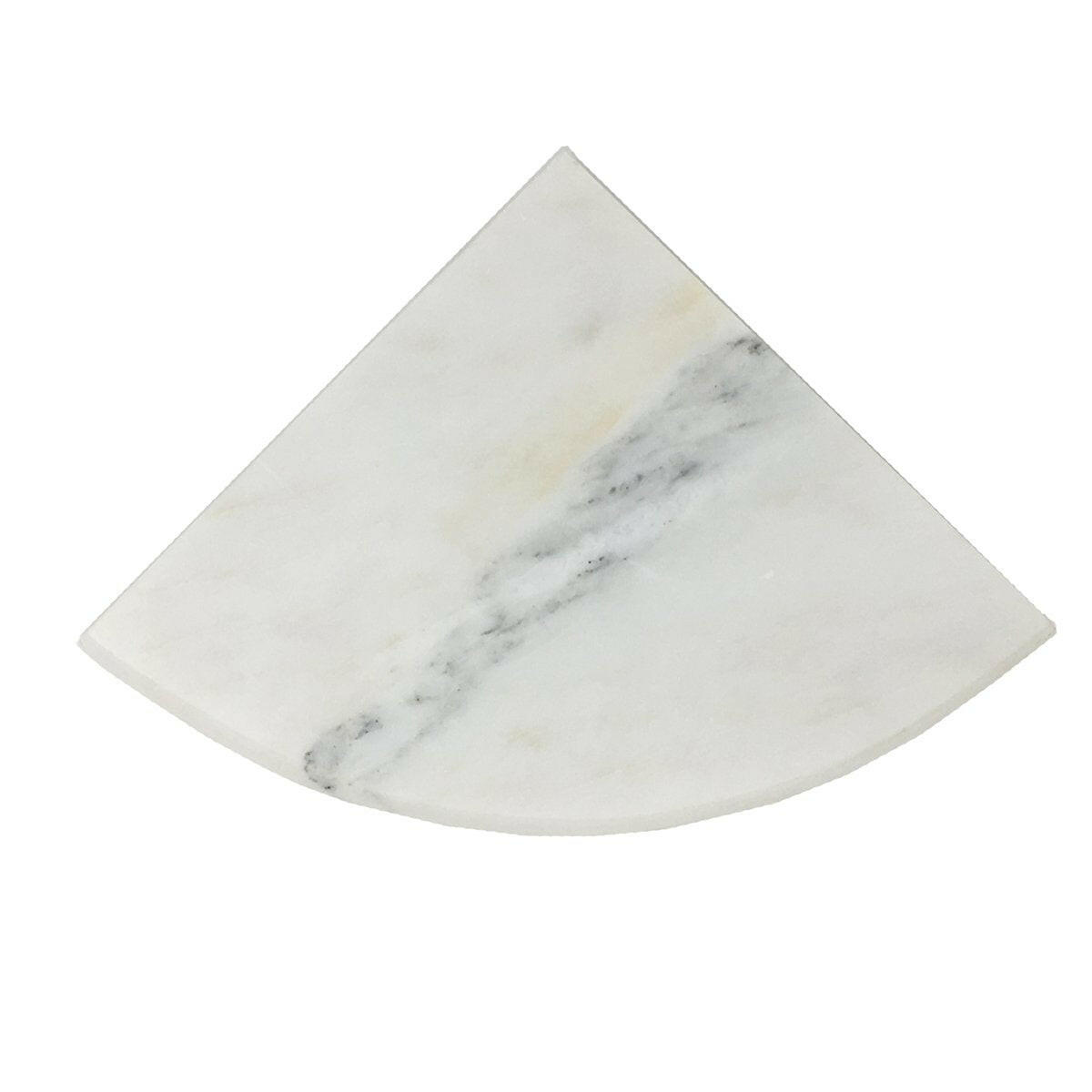 Calacatta Gold Marble Shower Corner Shelf - Honed-Accessories-American Tile Depot