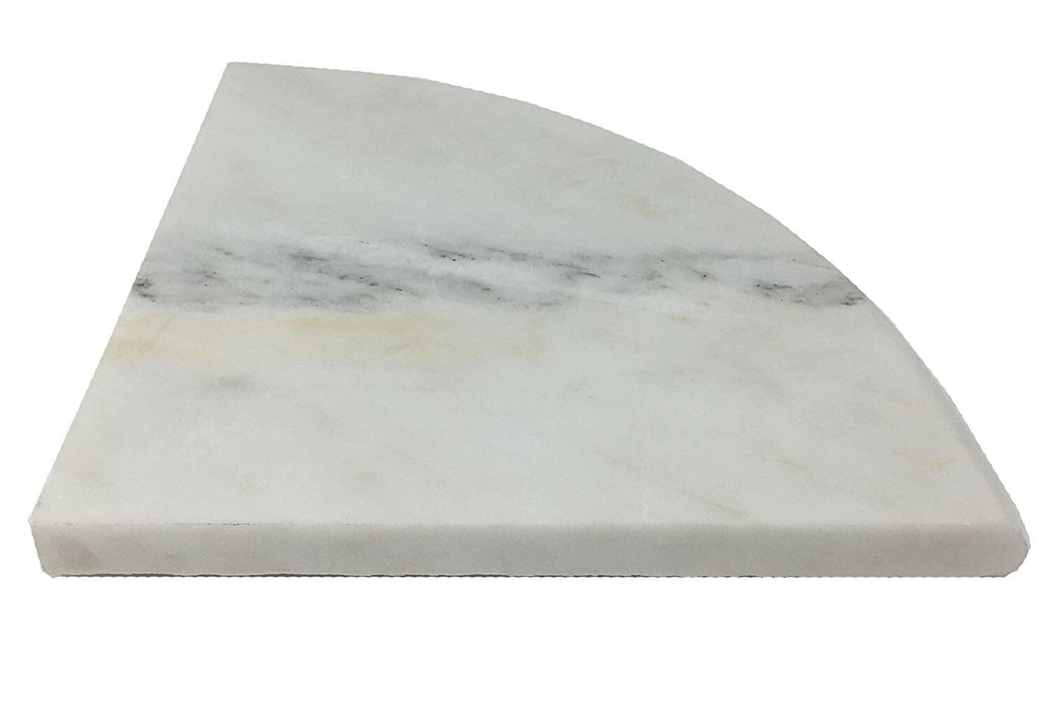 Calacatta Gold Marble Shower Corner Shelf - Honed-Accessories-American Tile Depot