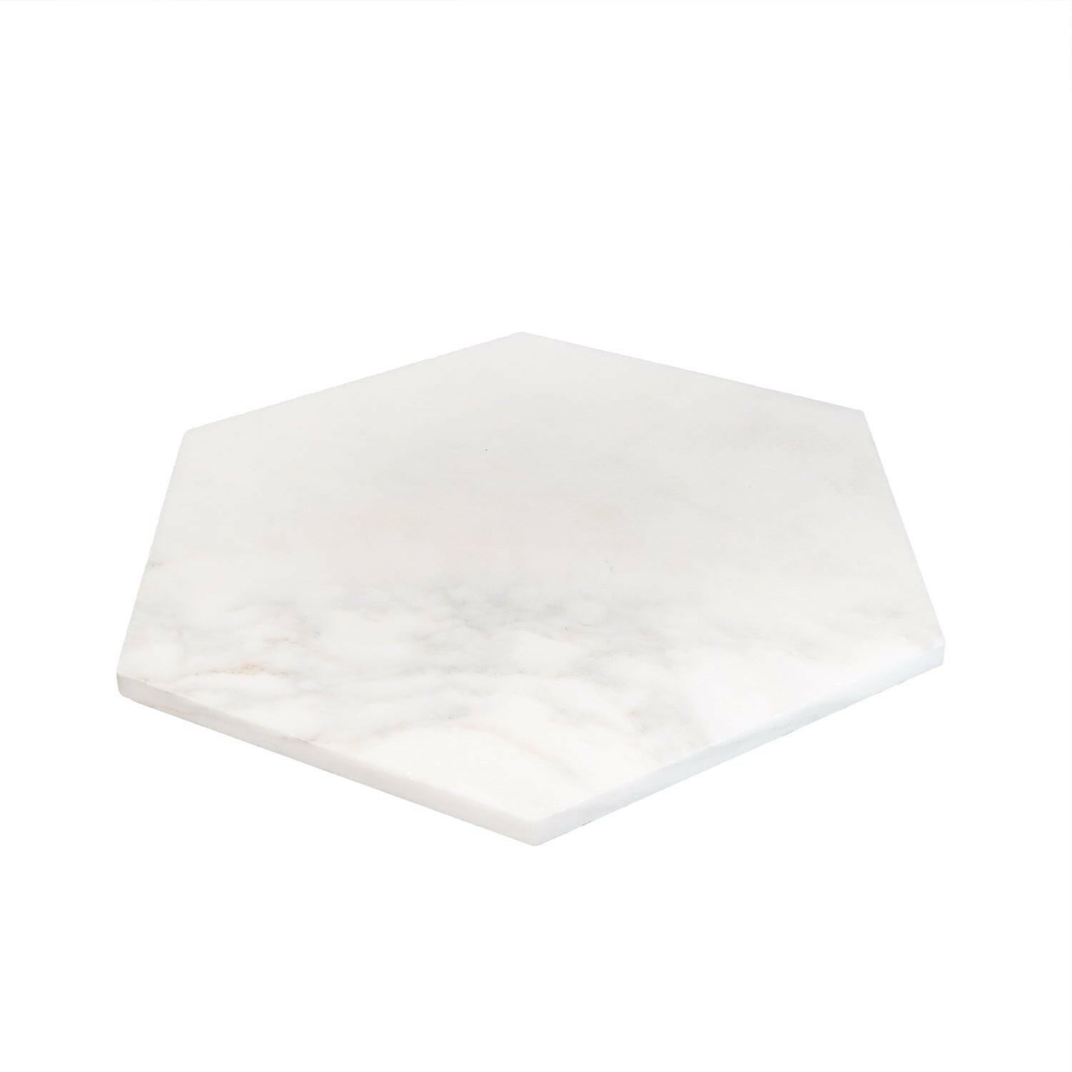 Calacatta Oliva Honed 10" Hexagon Marble Tile-Marble Tile-American Tile Depot