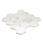 Calacatta Oliva Marble Honed 3" Hexagon Mosaic Tile-Marble Mosaic-American Tile Depot