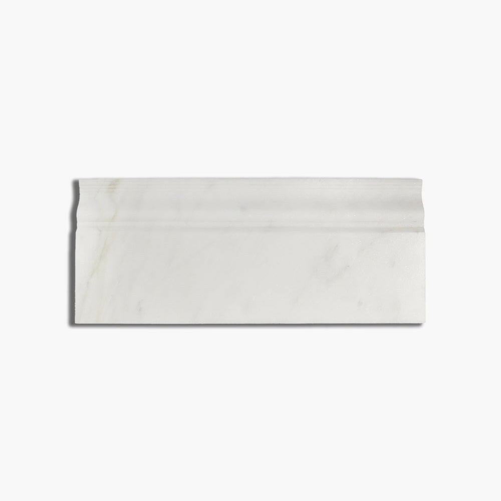 Calacatta Oliva Marble Honed 4 3/4 X 12 Baseboard Trim Liner-Marble Molding/Trim-American Tile Depot