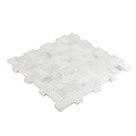 Calacatta Oliva Marble Honed Basketweave Mosaic Tile-Marble Mosaic-American Tile Depot