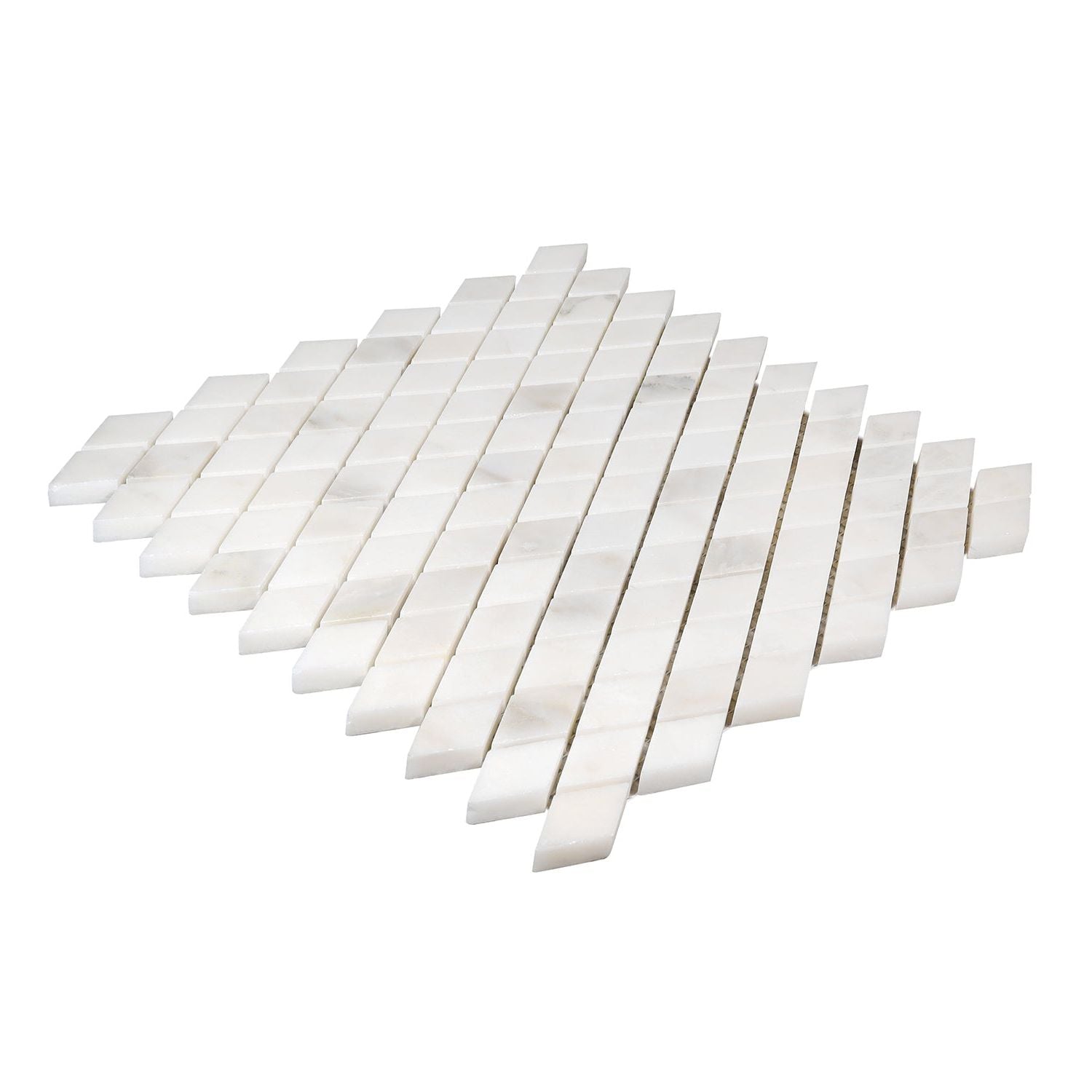 Calacatta Oliva Marble Honed Diamond Mosaic Tile-Marble Mosaic-American Tile Depot