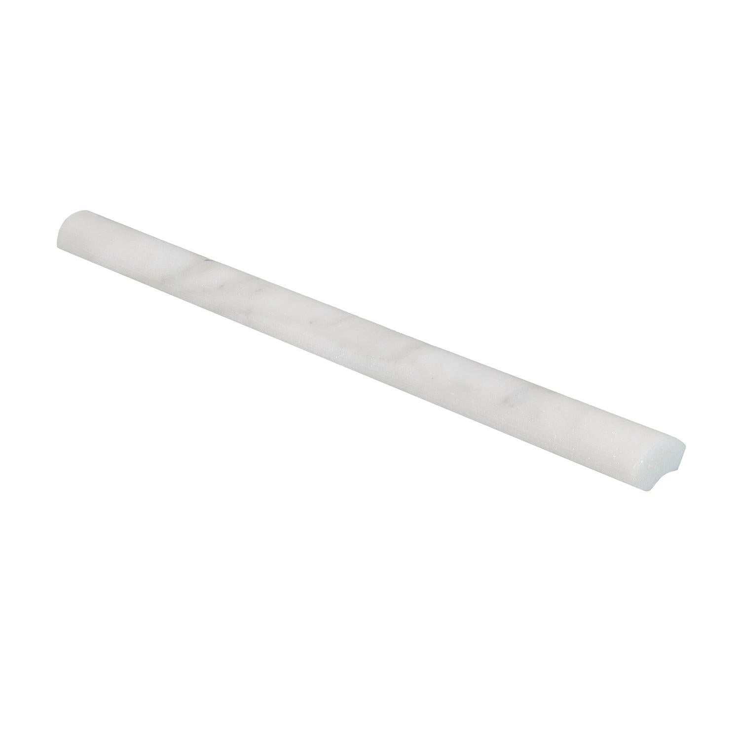 Calacatta Oliva Marble Honed Quarter-Round Molding Trim-Marble Molding/Trim-American Tile Depot