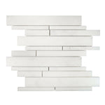 Calacatta Oliva Marble Polished Random Strip Diamond Mosaic Tile-Marble Mosaic-American Tile Depot