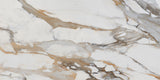 24 X 48 Calacatta Bold Polished Marble Look Porcelain Tile