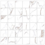 2 X 2 Calacatta Bronze Square Matte Porcelain Mosaic Tile-Porcelain Mosaic-American Tile Depot