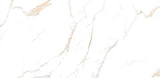 24 X 48 Calacatta Gold Satin Matte Marble Look Porcelain Tile