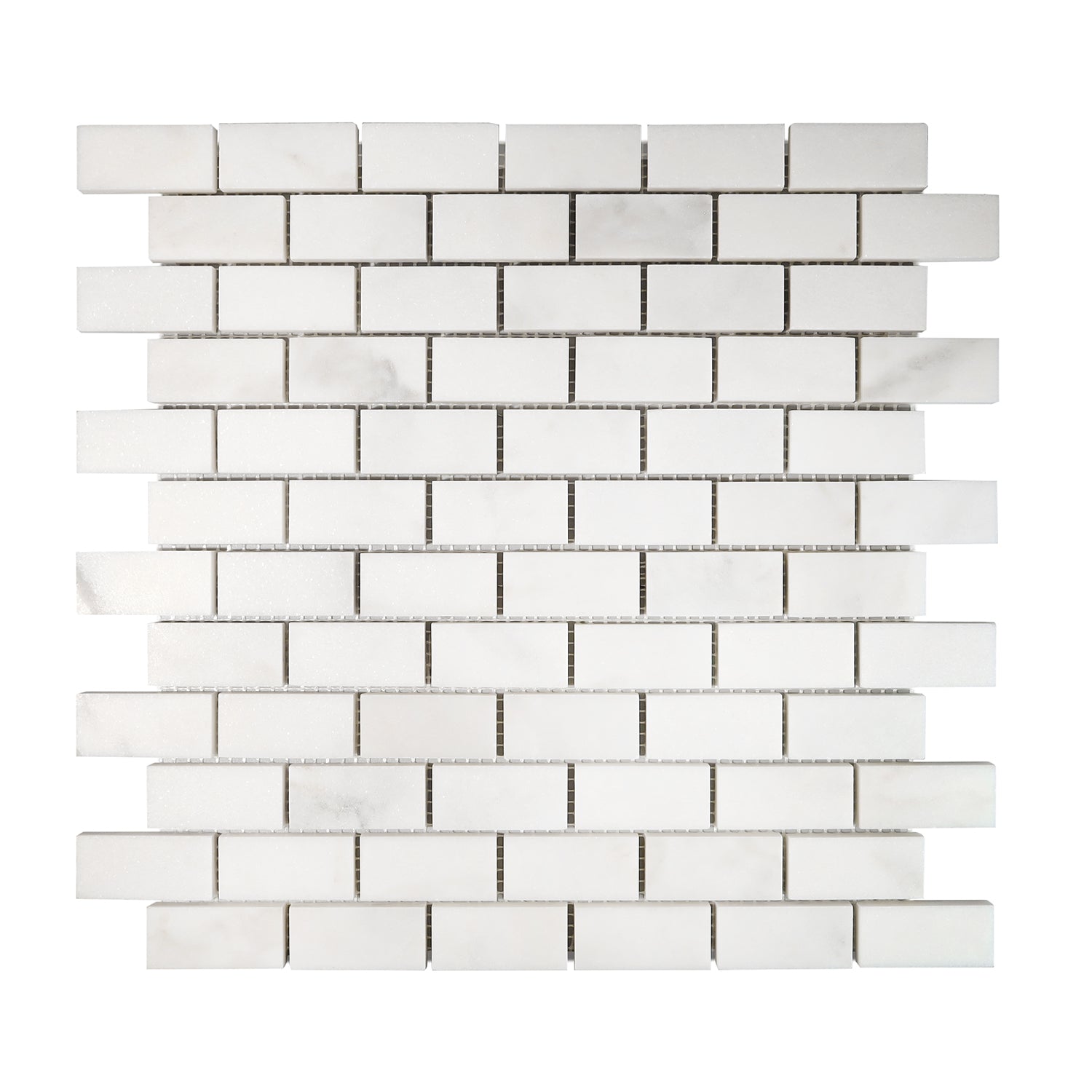 Sample of 1 X 2 Calacatta Oliva Marble Honed Brick Mosaic Tile-Marble Mosaic-American Tile Depot