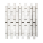 1 X 2 Calacatta Oliva Marble Polished Brick Mosaic Tile-Marble Mosaic-American Tile Depot