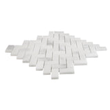 1 X 2 Calacatta Oliva Marble Polished Herringbone Mosaic Tile