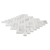 1 X 2 Calacatta Oliva Marble Polished Herringbone Mosaic Tile