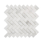 1 X 2 Calacatta Oliva Marble Polished Herringbone Mosaic Tile-Marble Mosaic-American Tile Depot