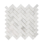 1 X 2 Calacatta Oliva Marble Polished Herringbone Mosaic Tile-Marble Mosaic-American Tile Depot