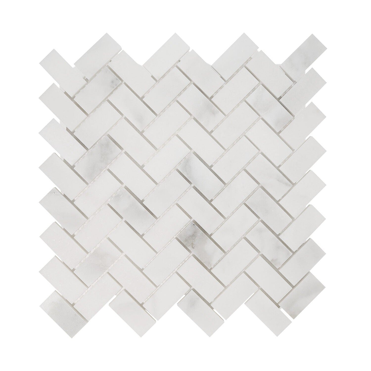 1 X 2 Calacatta Oliva Marble Polished Herringbone Mosaic Tile-Marble Mosaic-American Tile Depot