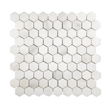 Calacatta Oliva Marble Honed 1" Mini Hexagon Mosaic Tile