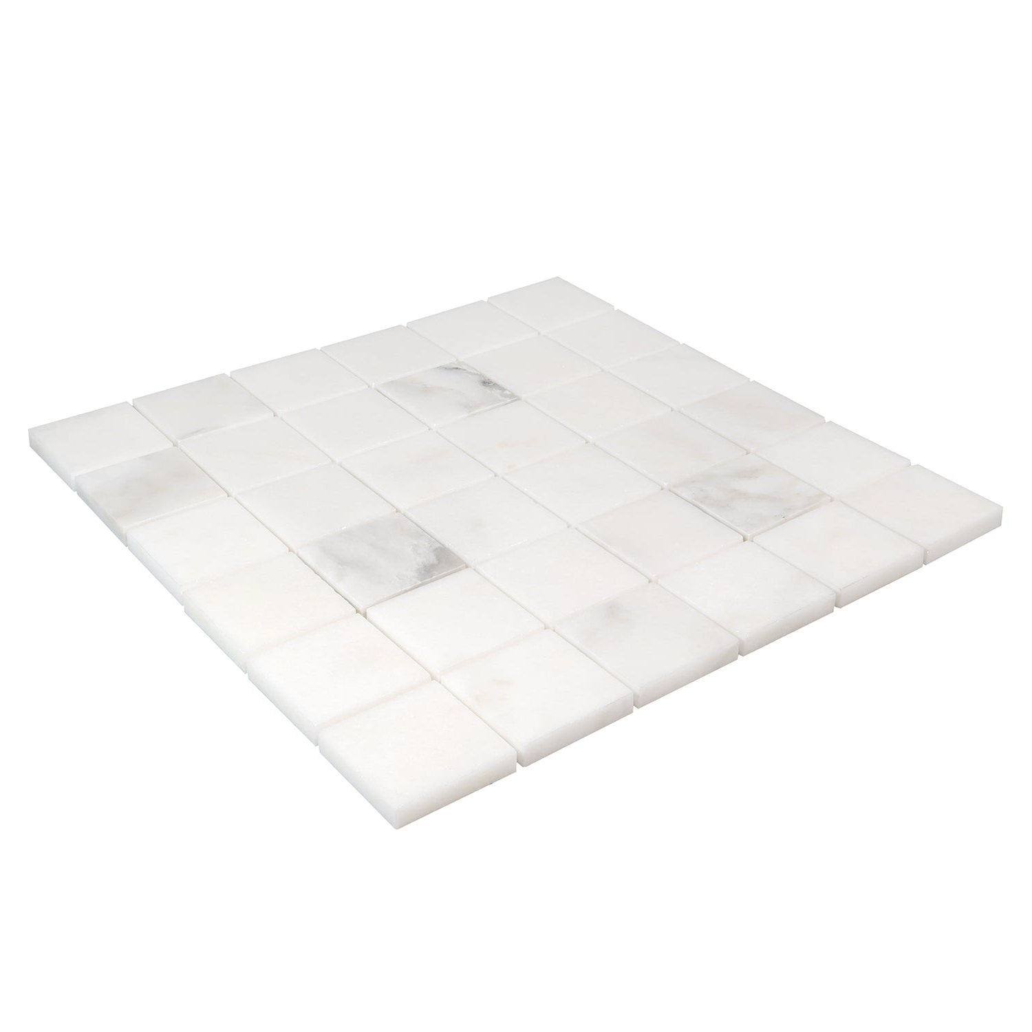 2 X 2 Calacatta Oliva Marble Polished Mosaic Tile-Marble Mosaic-American Tile Depot