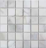 2 X 2 Calacatta Oliva Marble Honed Mosaic Tile-Marble Mosaic-American Tile Depot