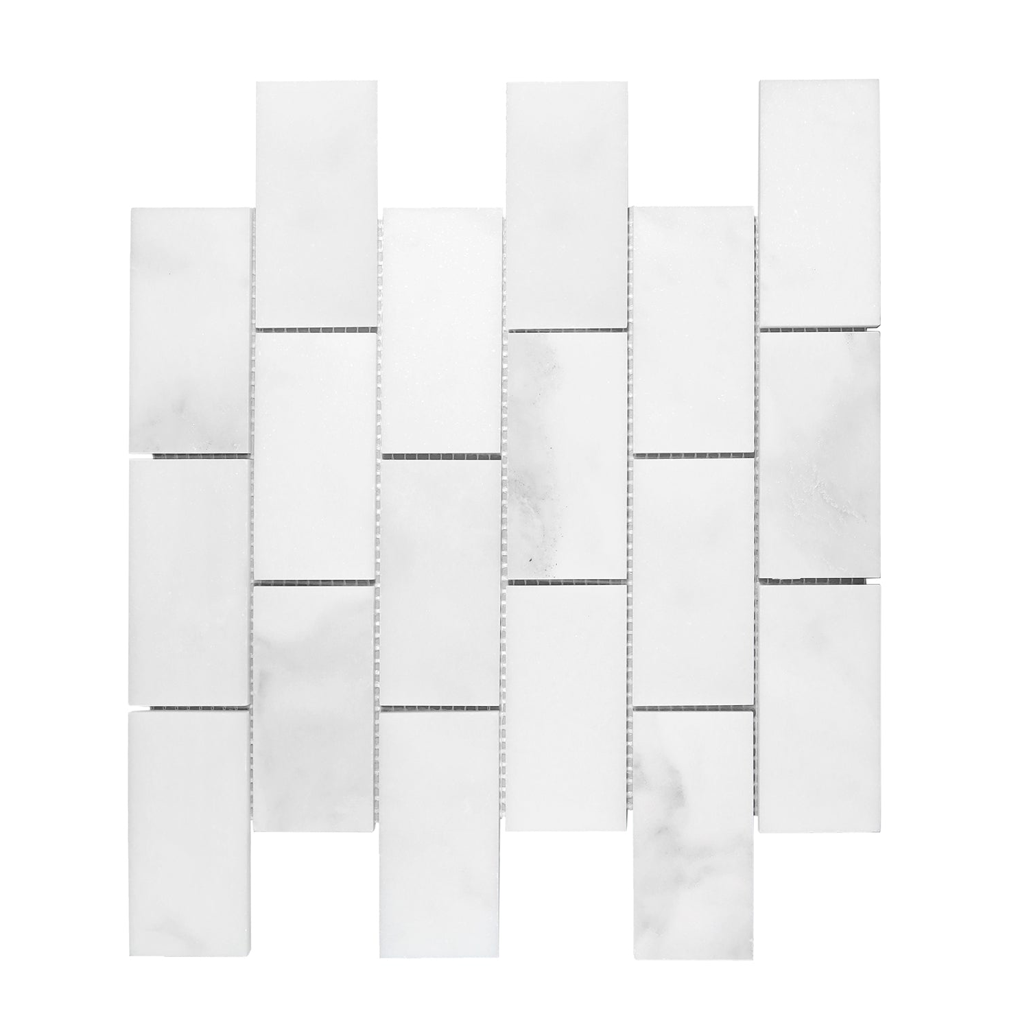 2 X 4 Calacatta Oliva Marble Polished Brick Mosaic Tile-Marble Mosaic-American Tile Depot