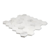 Calacatta Oliva Marble Polished 2" Hexagon Mosaic Tile