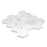 Calacatta Oliva Marble Honed 3" Hexagon Mosaic Tile-Marble Mosaic-American Tile Depot