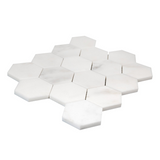 Calacatta Oliva Marble Polished 3" Hexagon Mosaic Tile