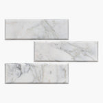 4 X 12 Calacatta Oliva Marble Honed & Beveled Field Tile-Marble Tile-American Tile Depot