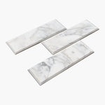 4 X 12 Calacatta Oliva Marble Polished & Beveled Field Tile-Marble Tile-American Tile Depot