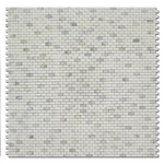 5/8 X 1 1/4 Calacatta Oliva Marble Honed Mini-Brick Mosaic Tile-Marble Mosaic-American Tile Depot