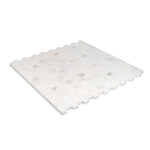 5/8 X 5/8 Calacatta Oliva Marble Honed Mosaic Tile-Marble Mosaic-American Tile Depot