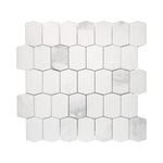 Calacatta Oliva Marble Polished Picket Mosaic Tile-Marble Mosaic-American Tile Depot