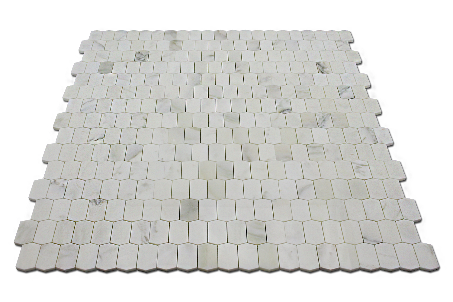 Calacatta Oliva Marble Polished Picket Mosaic Tile-Marble Mosaic-American Tile Depot