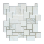 Calacatta Oliva Marble Honed Mini-Versailles Mosaic Tile-Marble Mosaic-American Tile Depot